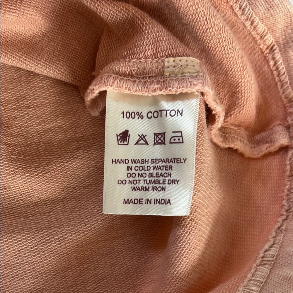 Women's XL Paper Lace Pink Tunic Top - Picture 5 of 8